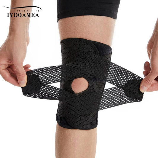 2 Pack Iydoamea plus Size Knee Compression Wrap Brace (Order a Size Up), Breathable Adjustable Knee Brace for Men and Women, Knee Brace with Side Stabilizers Outdoorfun Dealsforyoudays