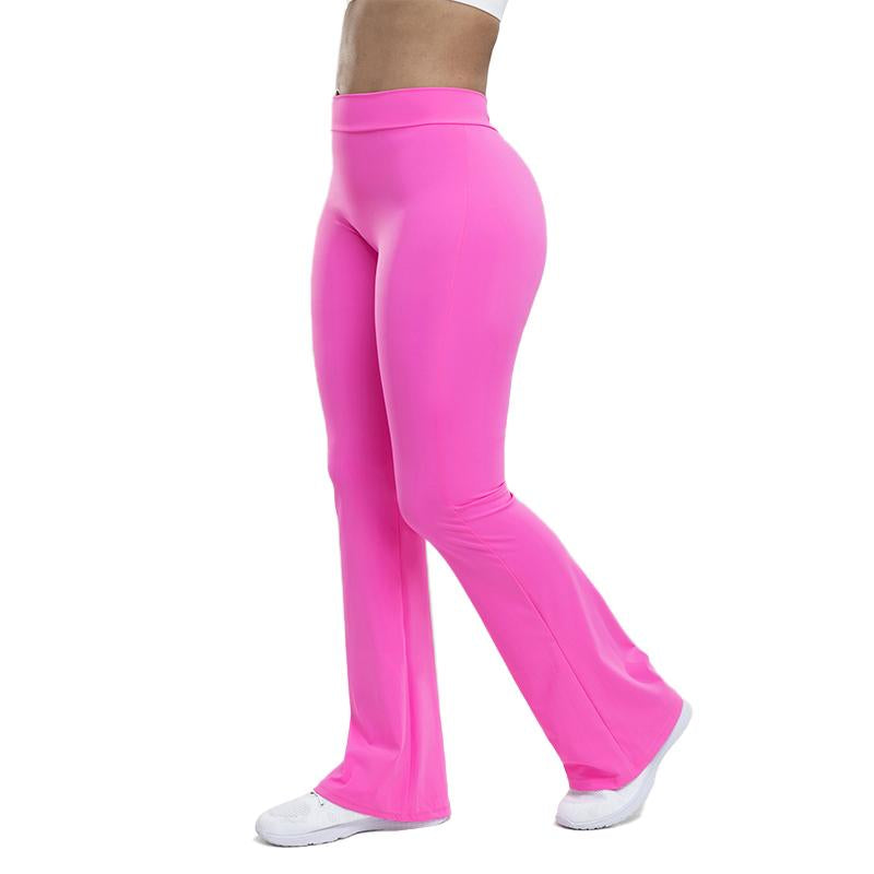 High Waist Flared Yoga Pants with Scrunch Butt – Women’S Stretchy Slim Fit Booty-Lifting Workout Leggings, Sculpting & Stylish for Gym or Daily Wear