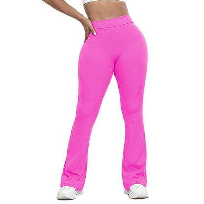 High Waist Flared Yoga Pants with Scrunch Butt – Women’S Stretchy Slim Fit Booty-Lifting Workout Leggings, Sculpting & Stylish for Gym or Daily Wear